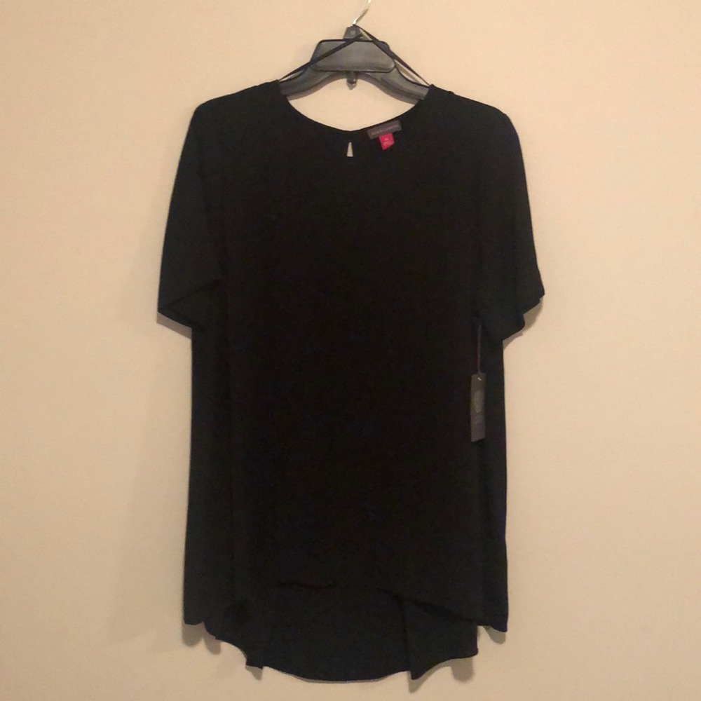 Vince Camino black sheer T